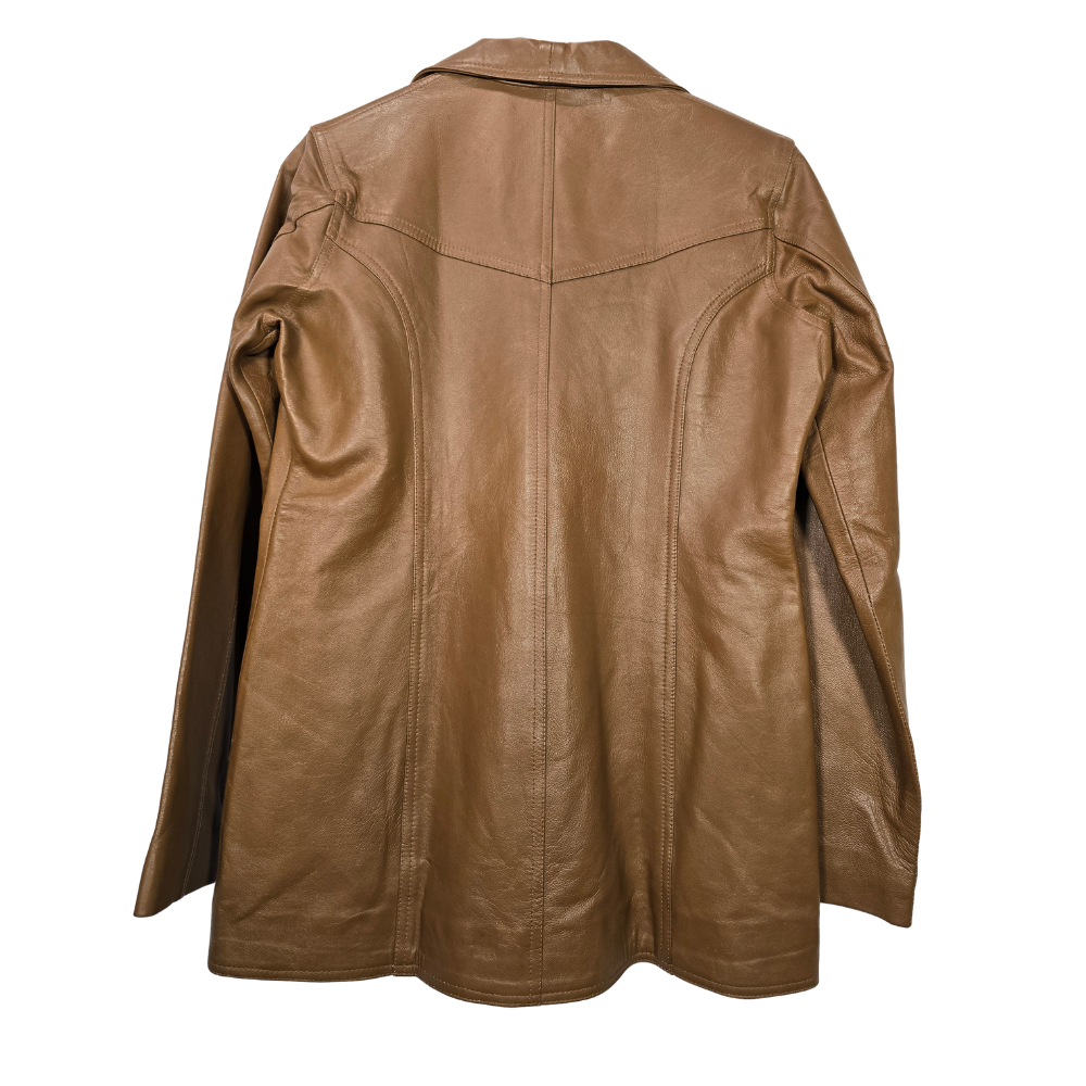 Vintage Leather Blazer - Size 34 (W38)