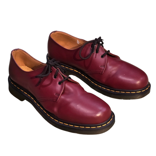 Red Leather Oxford Dr Martens UK9.5