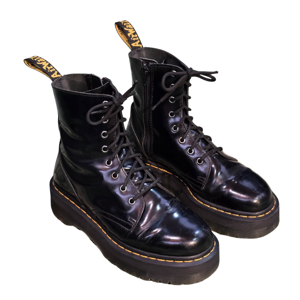 Black Leather Jadon Dr Martens UK6