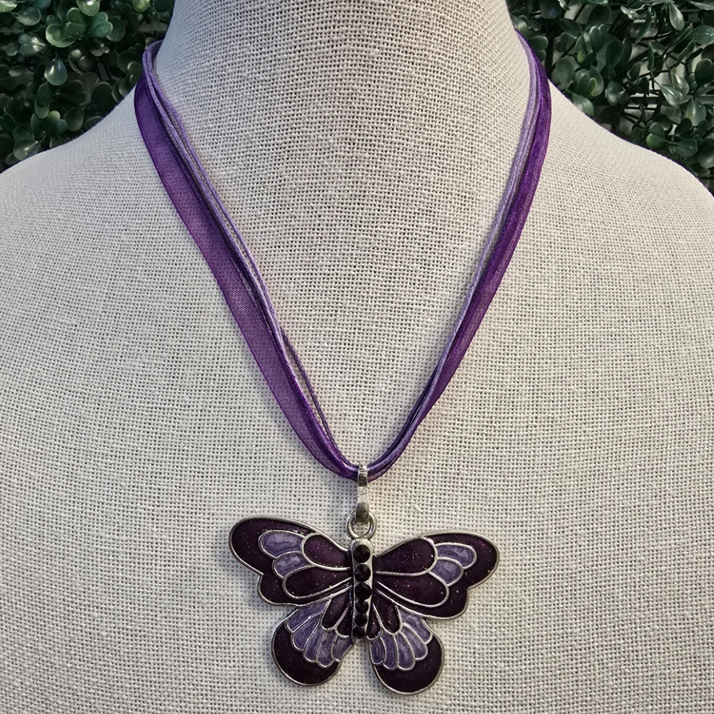 Y2K Inspired Butterfly Necklace