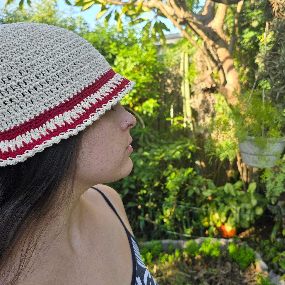 Handmade 100% Cotton Crochet Bucket Hats