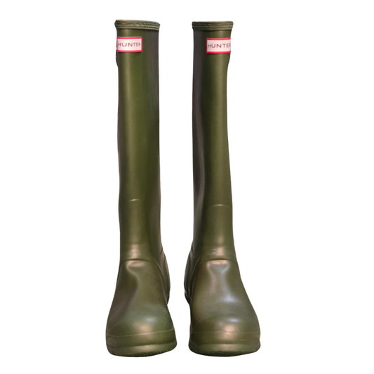 Classic Green Hunter Welly Boots (Deadstock/ Unworn) - Size UK5