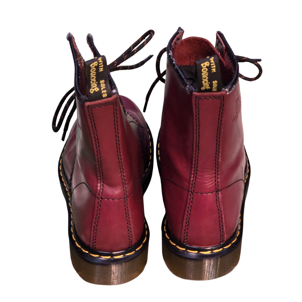 Red Leather 1460 Dr Martens UK6