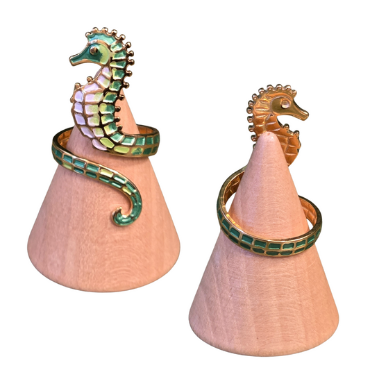 Stainless Steel Seahorse Ring