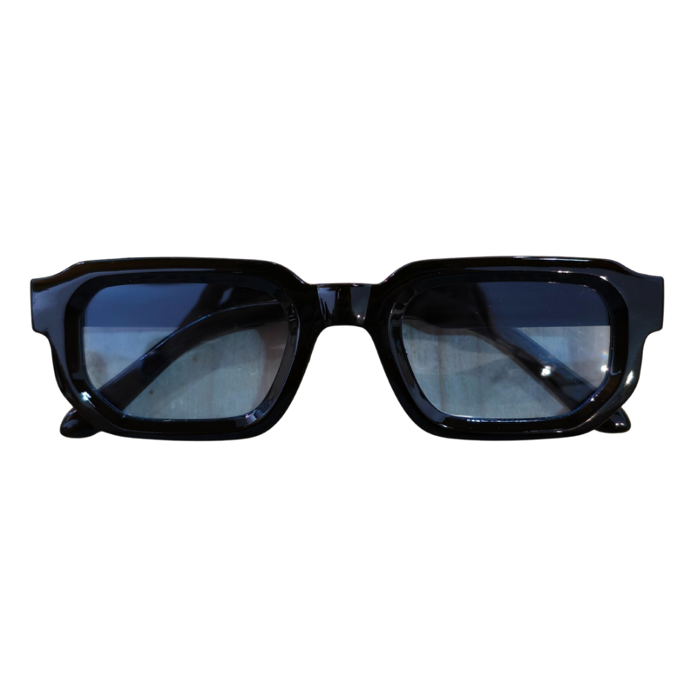 Cool Colour Block Unisex Rectangle Sunglasses
