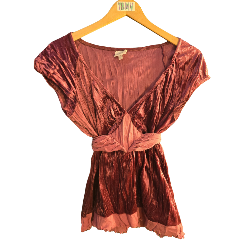 Retro 2000s Velvet Top
