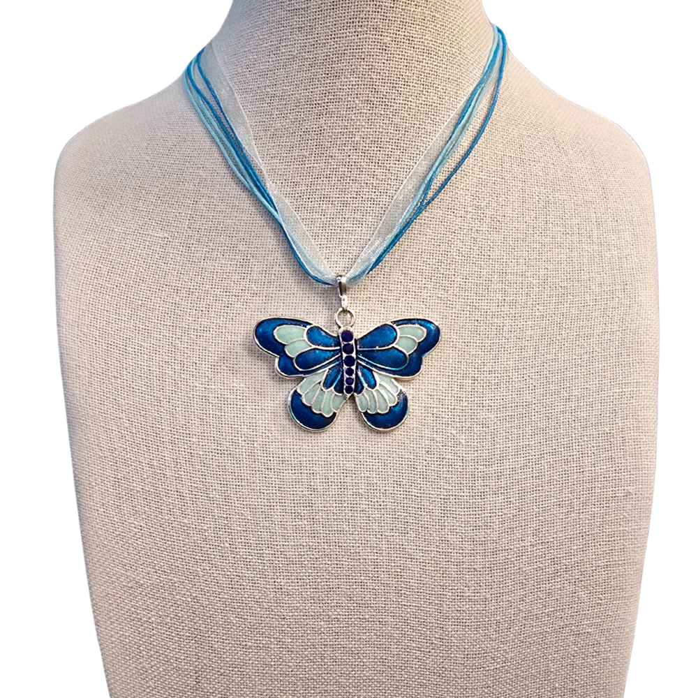 Y2K Inspired Butterfly Necklace