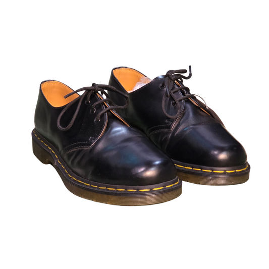 Black Leather Oxford Dr Martens - Size UK7