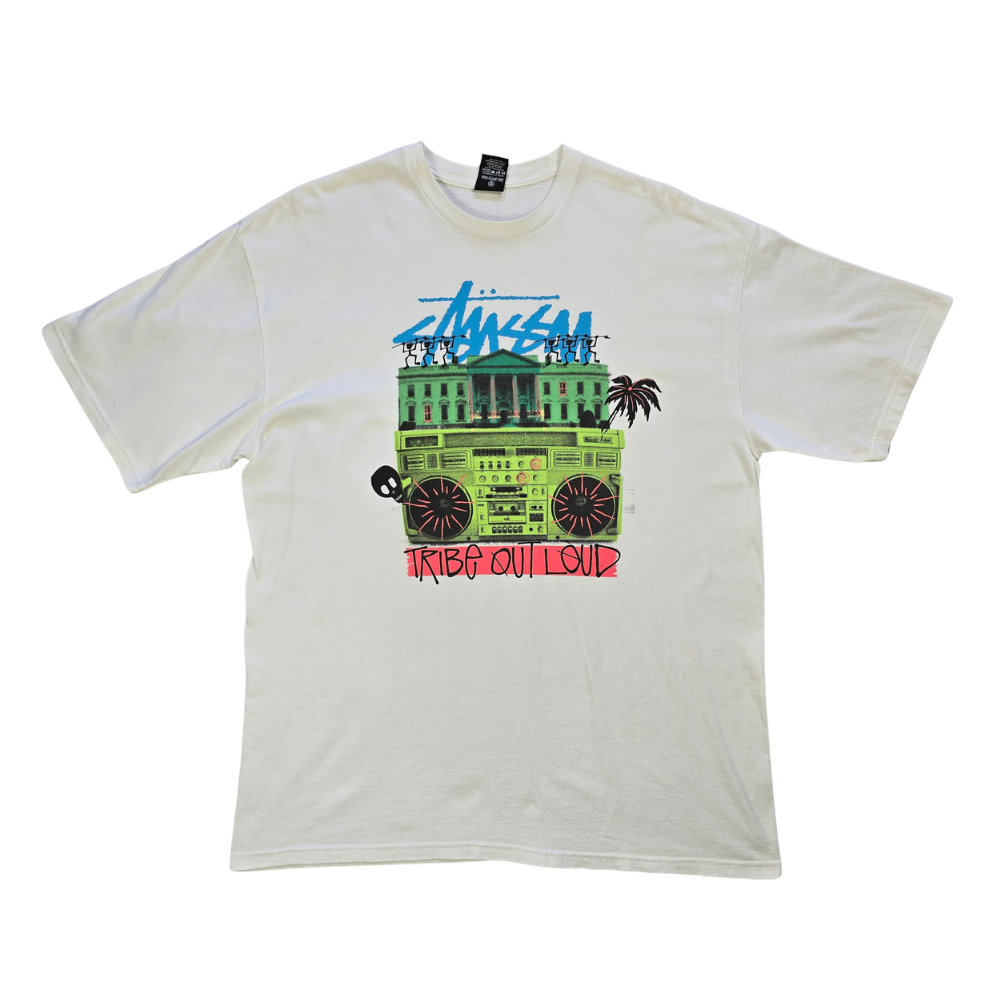 Retro 2000's Graphic Stussy Tee - Size XL