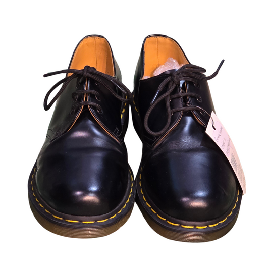 Black Leather Oxford Dr Martens - Size UK7