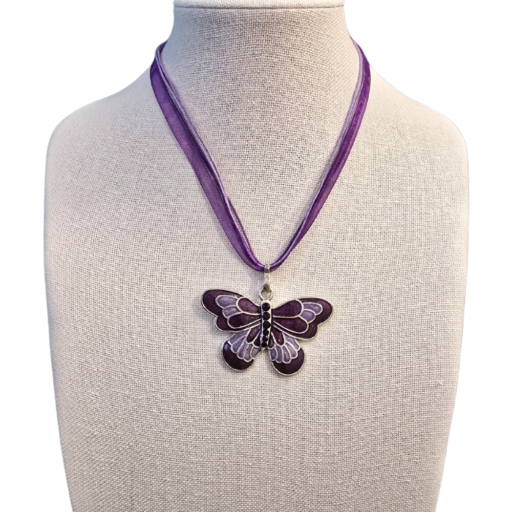 Y2K Inspired Butterfly Necklace