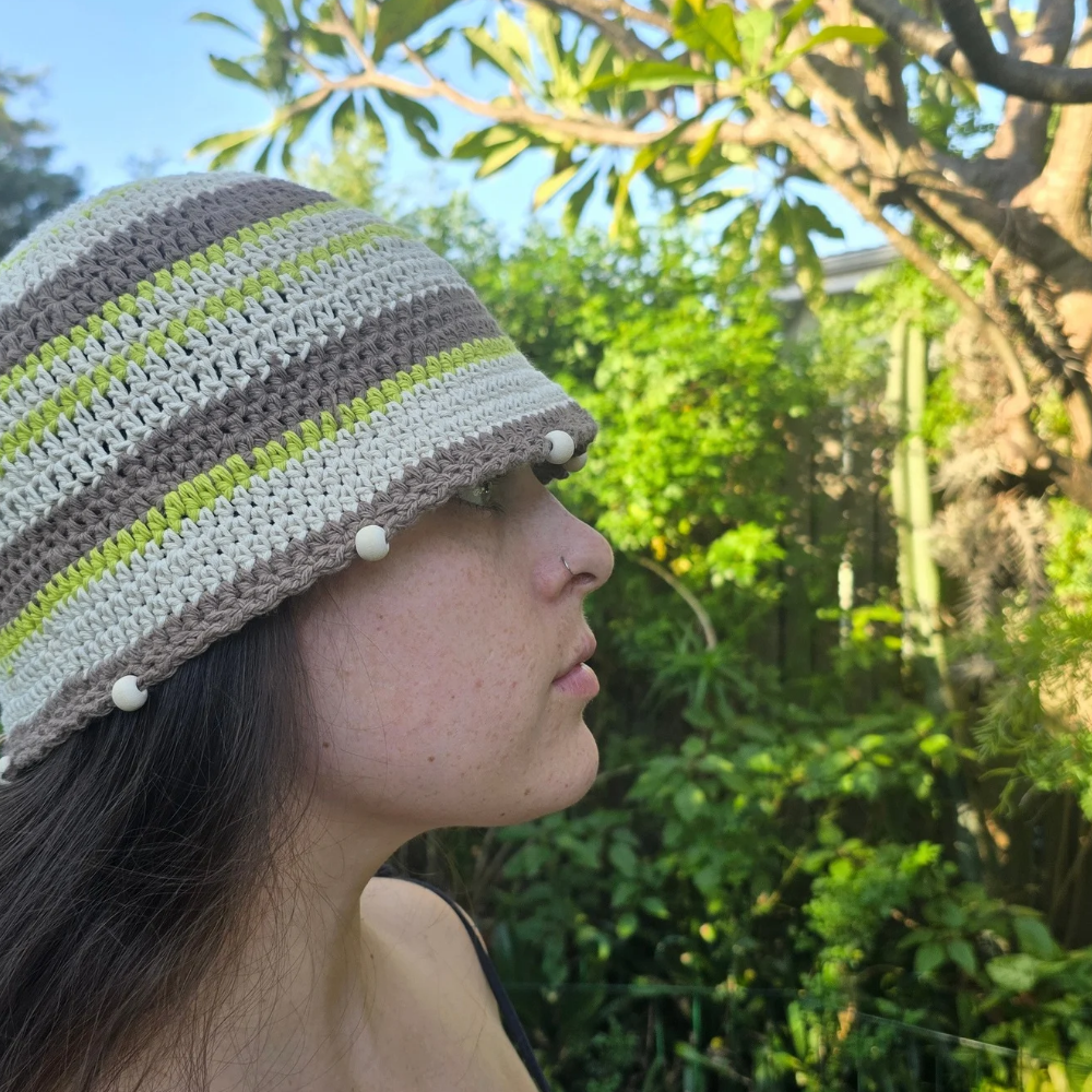 Handmade 100% Cotton Crochet Bucket Hats