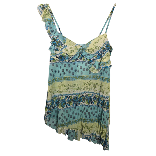 Retro / 2000's Pattern + Detailed Top - Size 16 (W30)