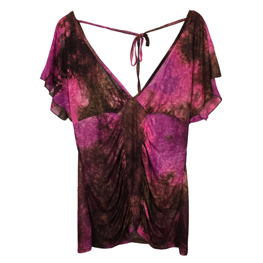 Vintage 90's Tie-Dye Ombrè Top - Size 40 (W31)