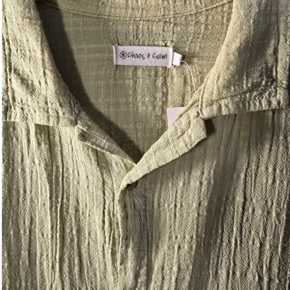 Retro Textured Natural Fibre Shirt (W15)