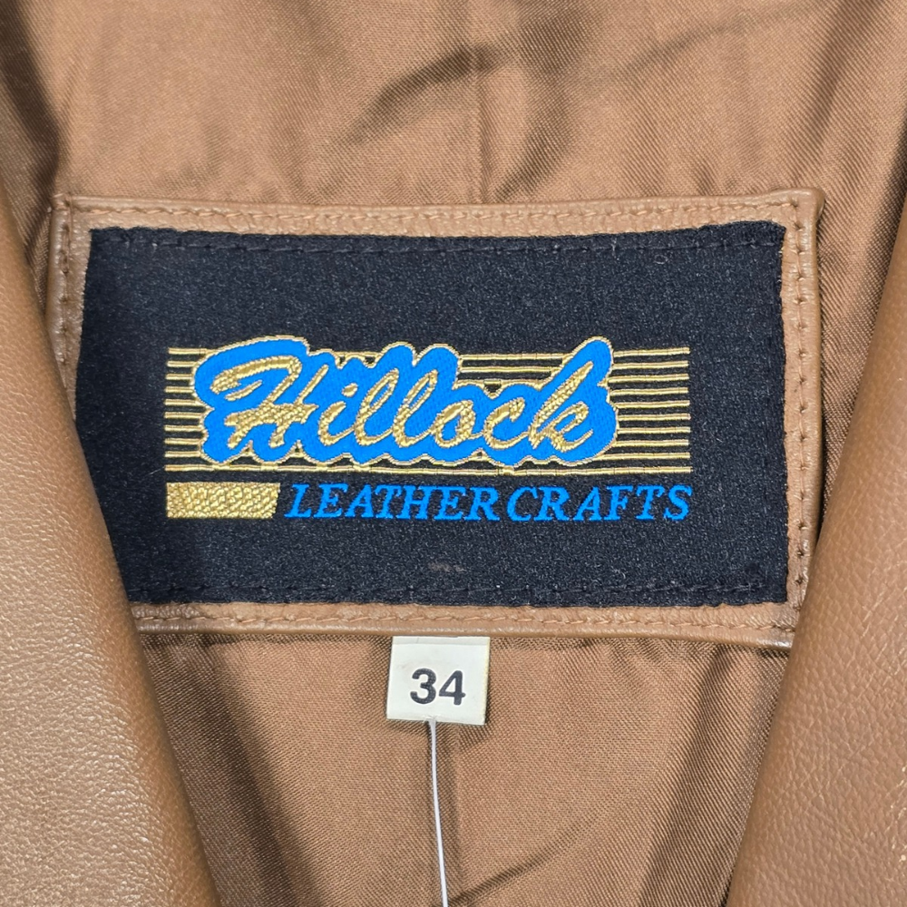 Vintage Leather Blazer - Size 34 (W38)