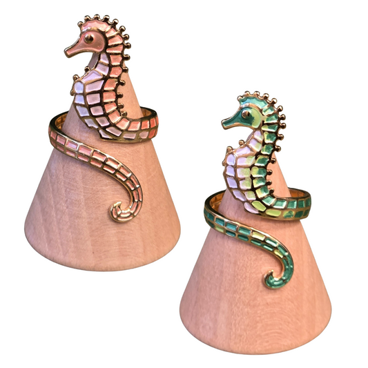 Stainless Steel Seahorse Ring