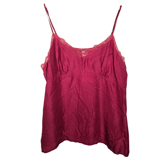 Retro 100% Silk Cami - Size 18 (W29)