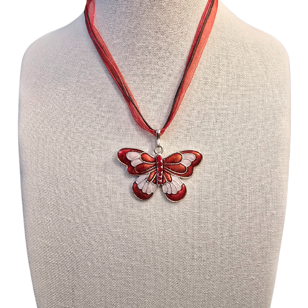 Y2K Inspired Butterfly Necklace
