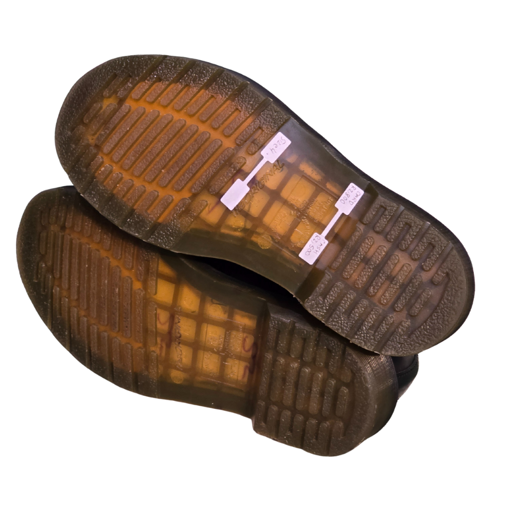 Black Leather Oxford Dr Martens UK4