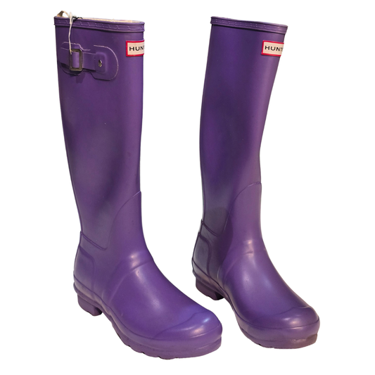 Purple Hunter Welly Boots (Deadstock + Unworn) - Size UK5