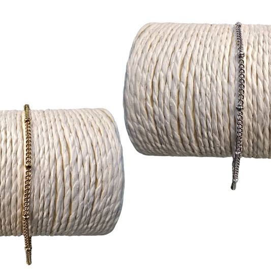 Stainless Steel Chain Bangle + Details