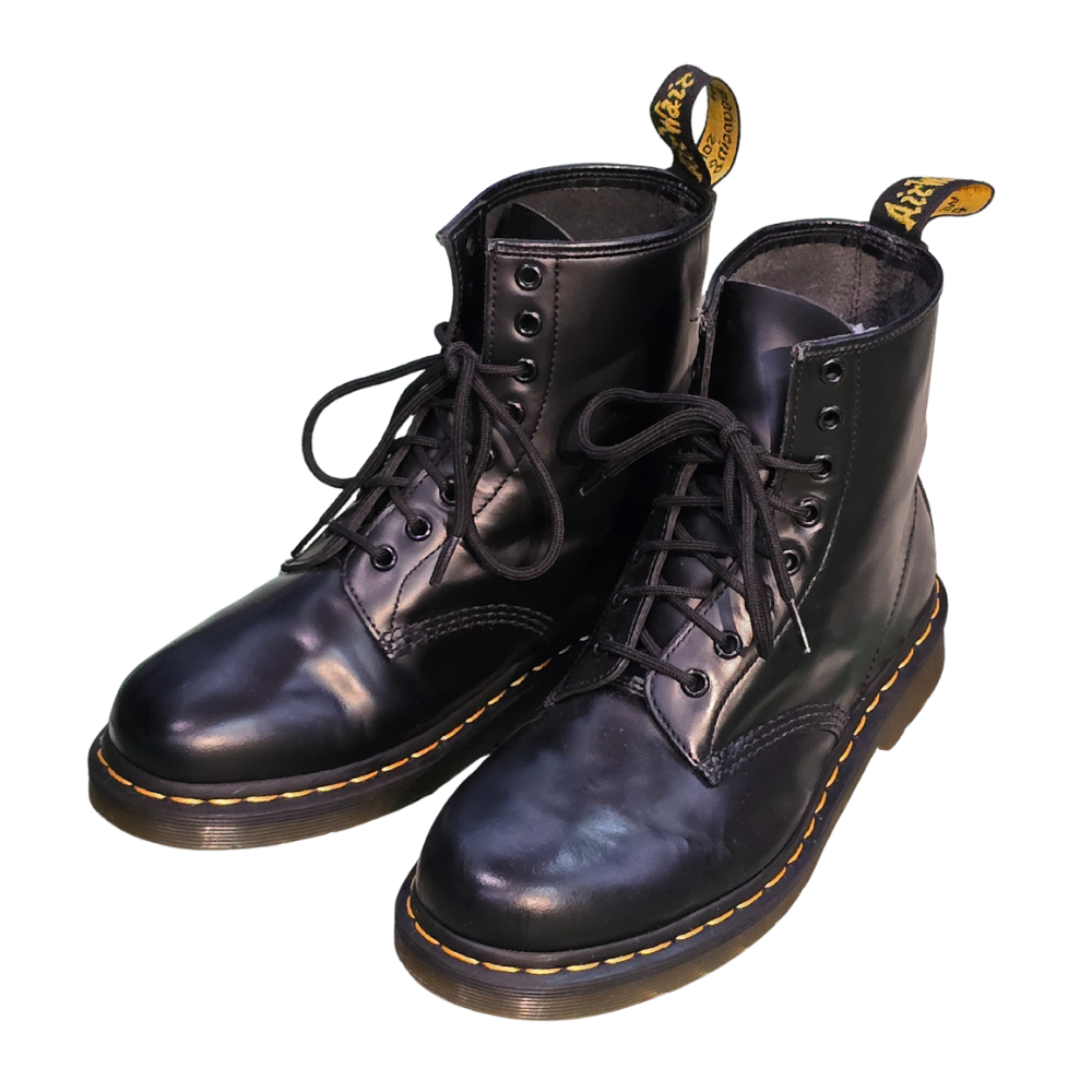 Black Leather 1460 Dr Martens UK7