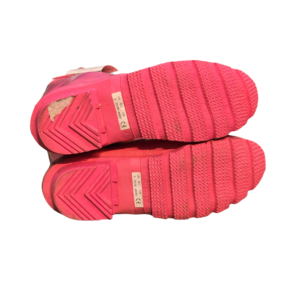 Pink Hunter Welly Boots (Deadstock/ Unworn) - Size UK3