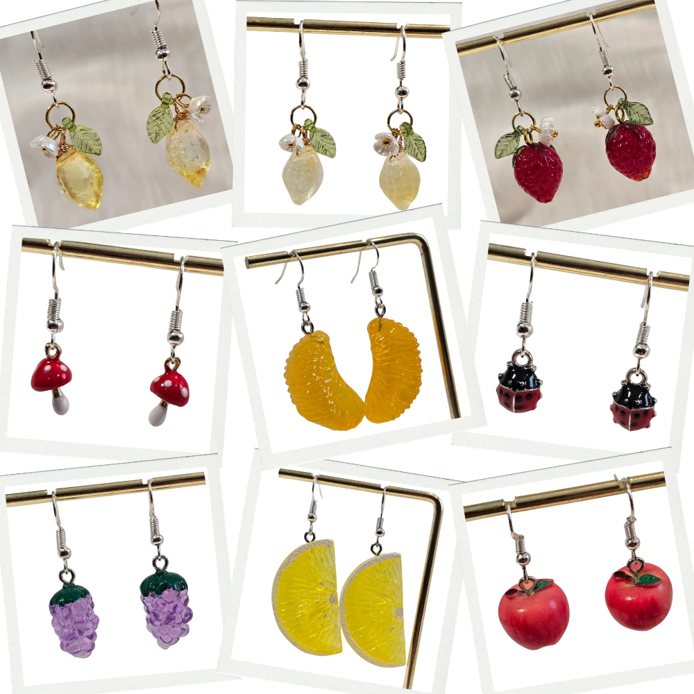 Cute Fruity Costume Earrings