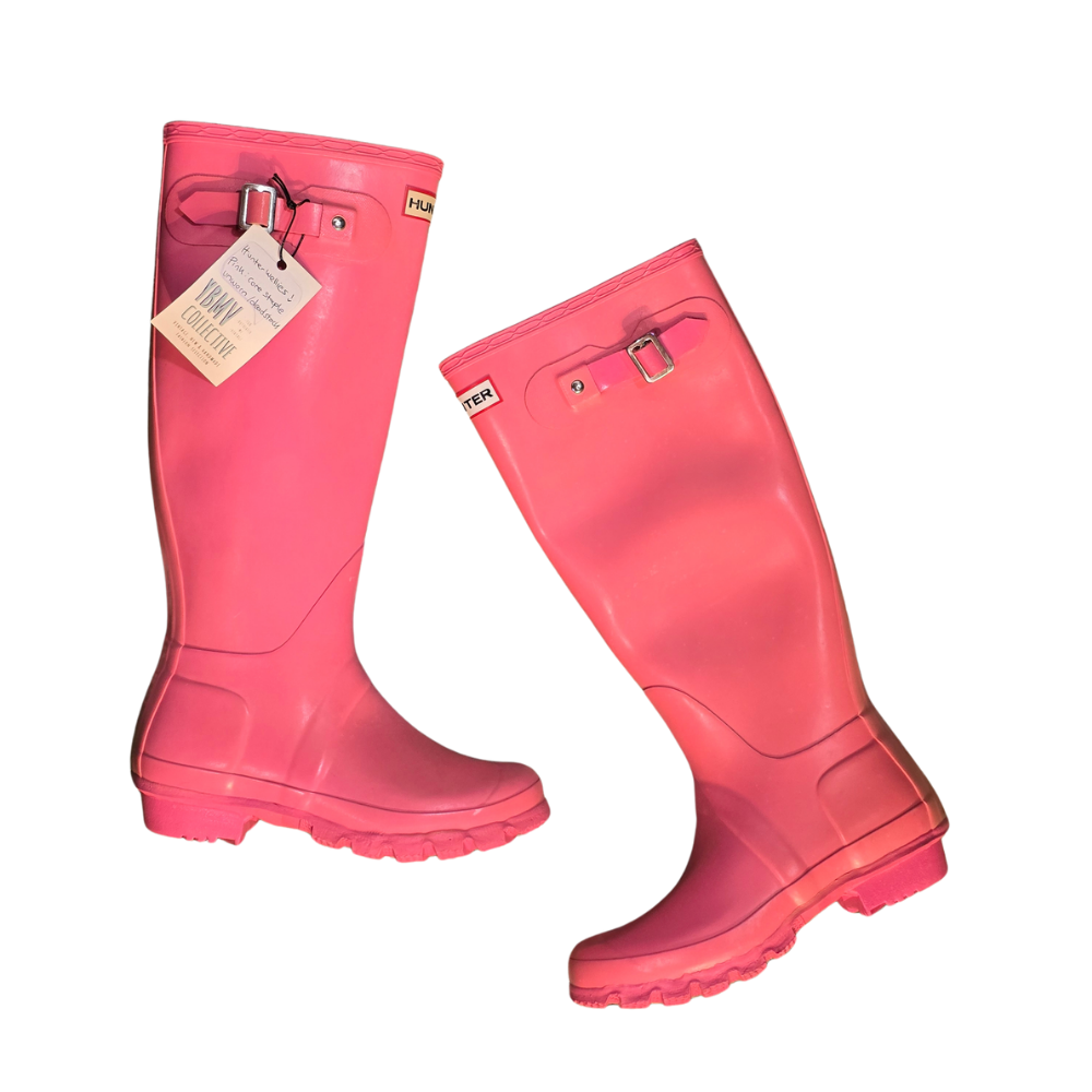 Pink Hunter Welly Boots (Deadstock/ Unworn) - Size UK3