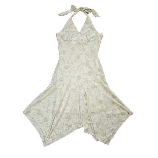 Vintage Y2K Sparkle Detailed Dress - Size XS