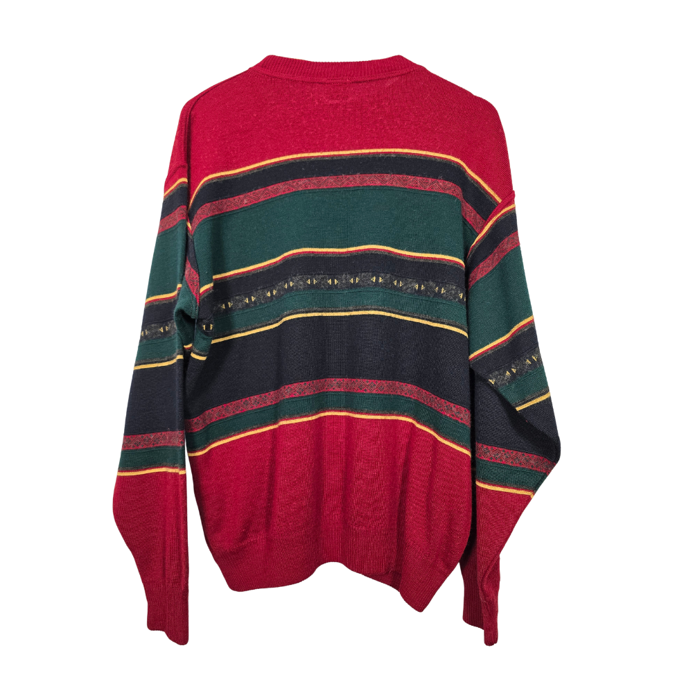 Vintage Stripe Jumper- Size Large (W35)