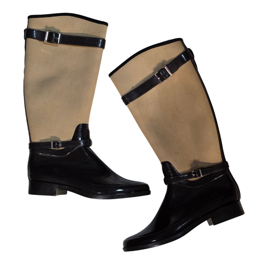 Two-Tone Hunter Welly Boots (Deadstock + Unworn)