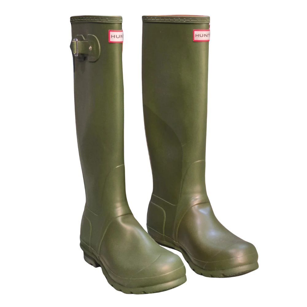 Classic Green Hunter Welly Boots (Deadstock/ Unworn) - Size UK5