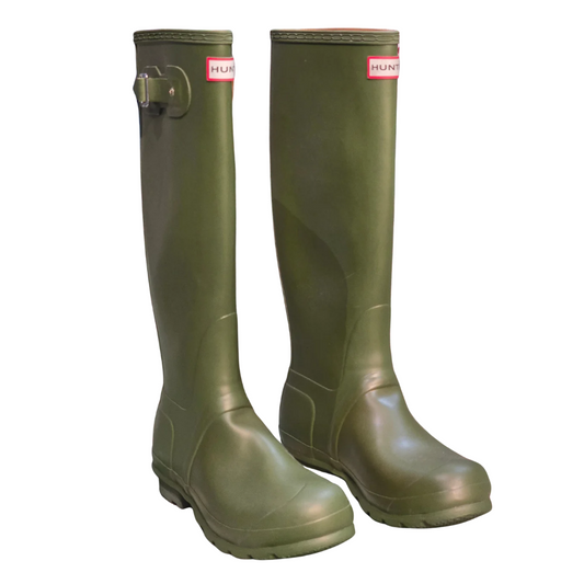 Classic Green Hunter Welly Boots (Deadstock/ Unworn) - Size UK5