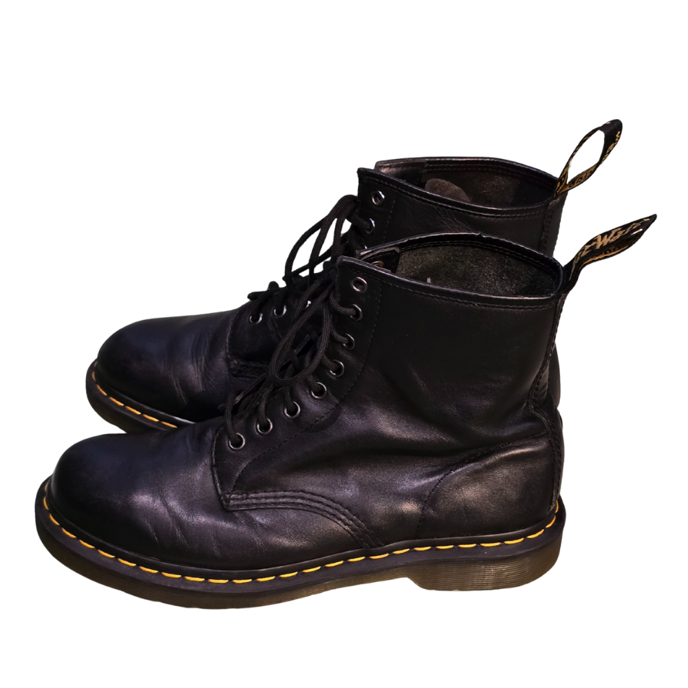 Black Leather 1460 Dr Martens UK8