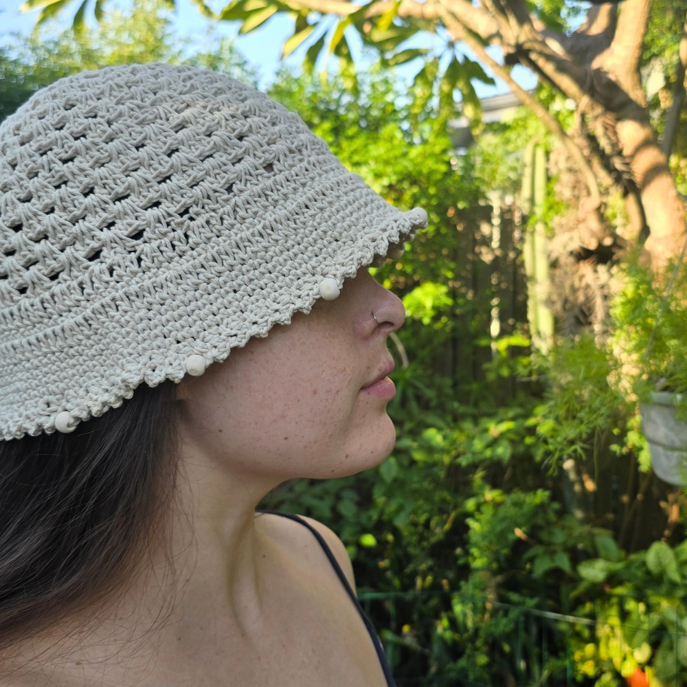Handmade 100% Cotton Crochet Bucket Hats