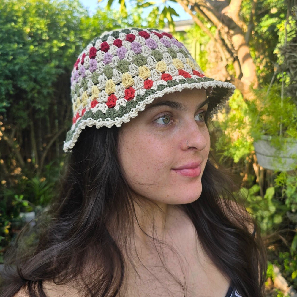 Handmade 100% Cotton Crochet Bucket Hats