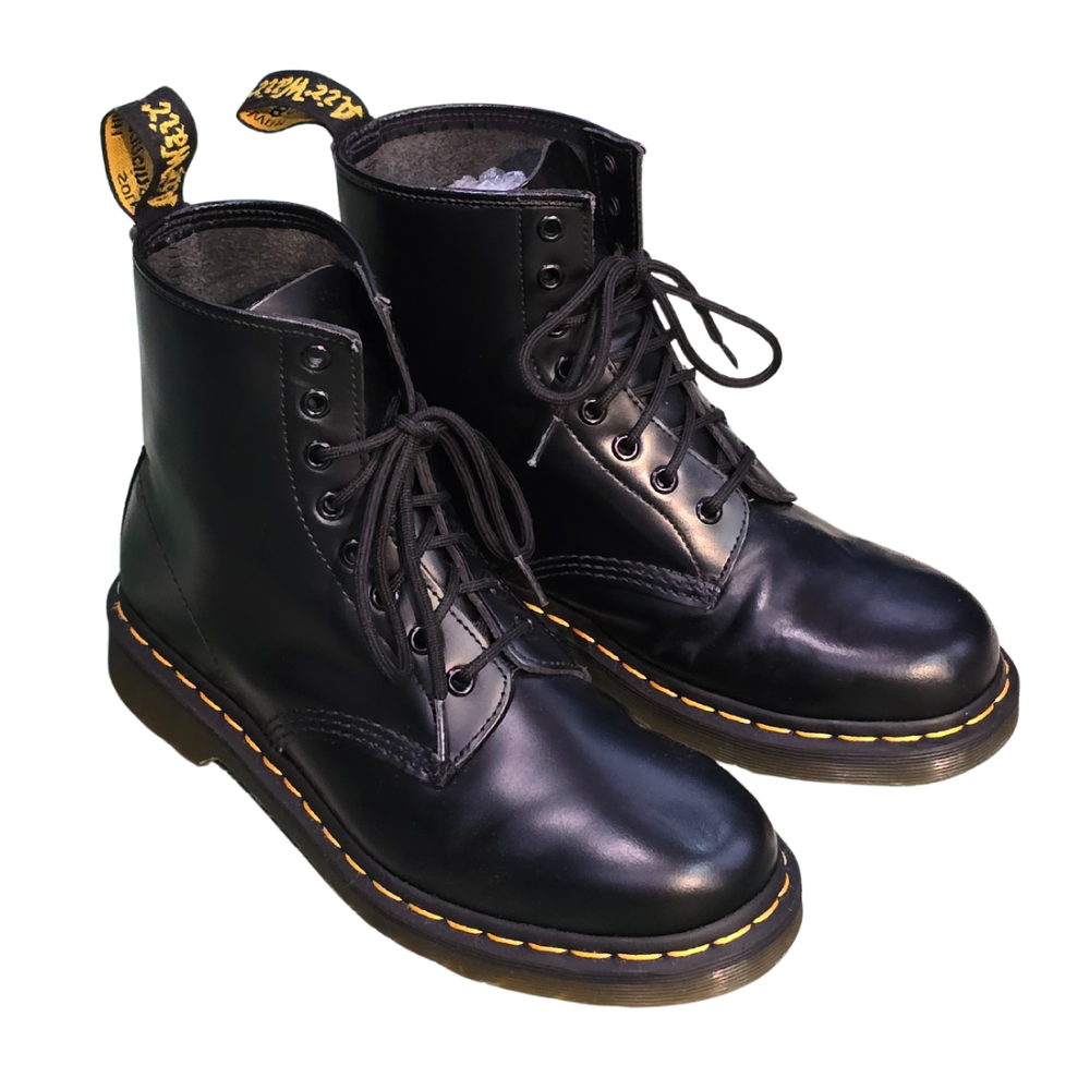 Black Leather 1460 Dr Martens UK7