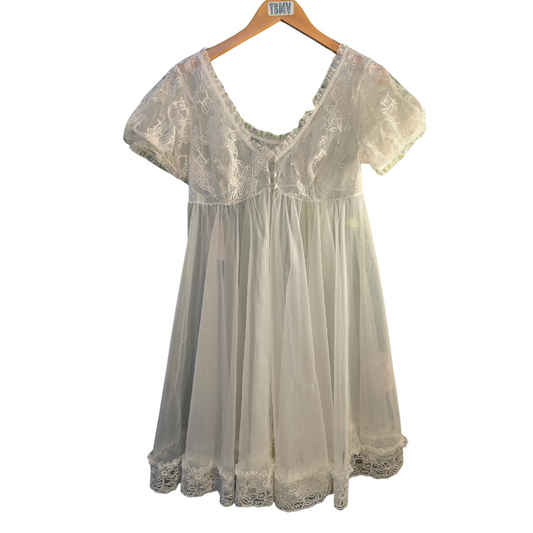 Vintage Babydoll Nightie / Mini Dress