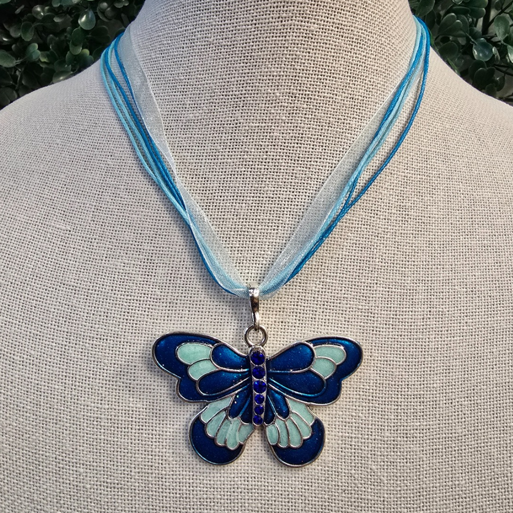 Y2K Inspired Butterfly Necklace