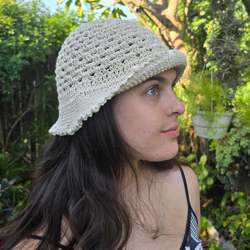 Handmade 100% Cotton Crochet Bucket Hats