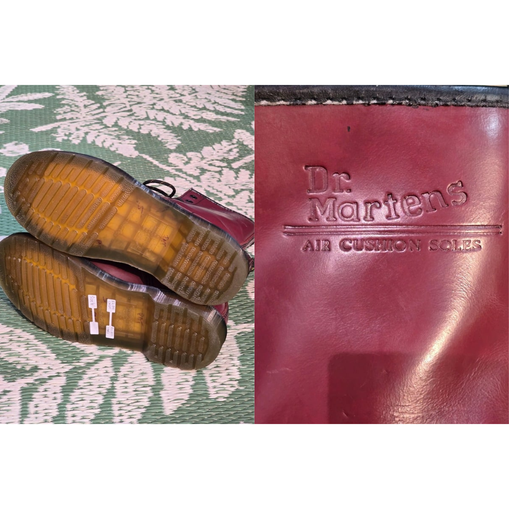 Red Leather 1460 Dr Martens UK6