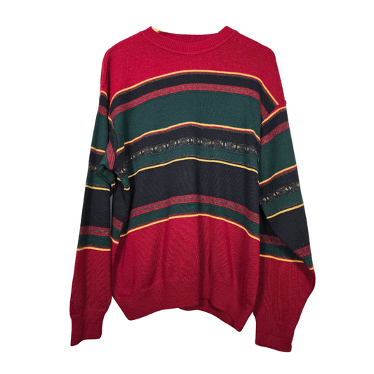 Vintage Stripe Jumper- Size Large (W35)