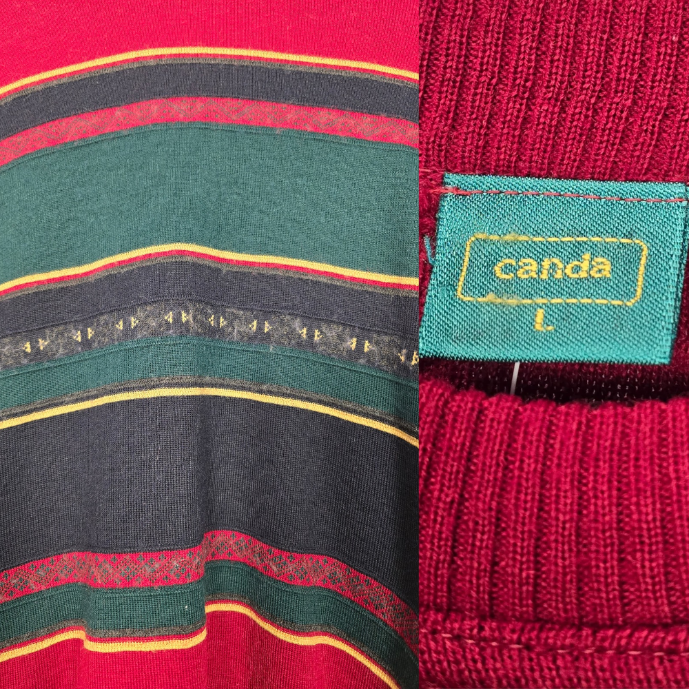 Vintage Stripe Jumper- Size Large (W35)