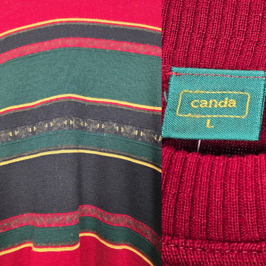 Vintage Stripe Jumper- Size Large (W35)