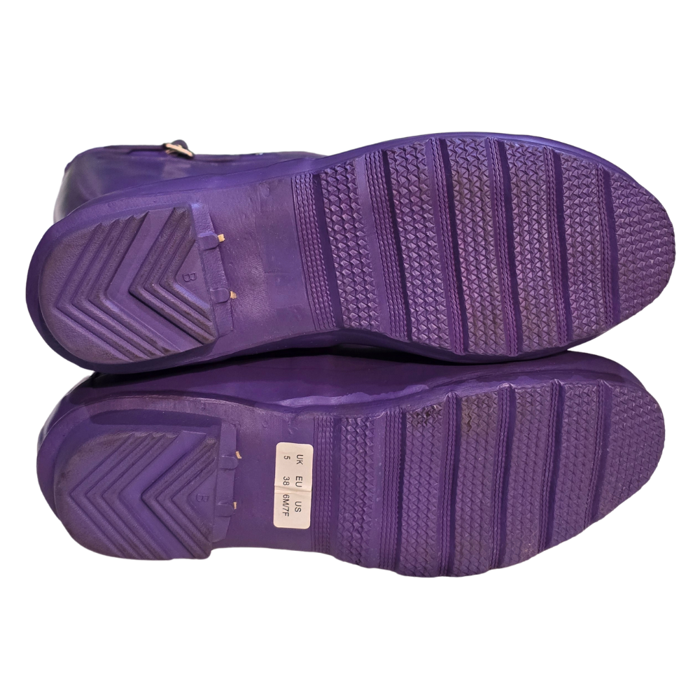 Purple Hunter Welly Boots (Deadstock + Unworn)