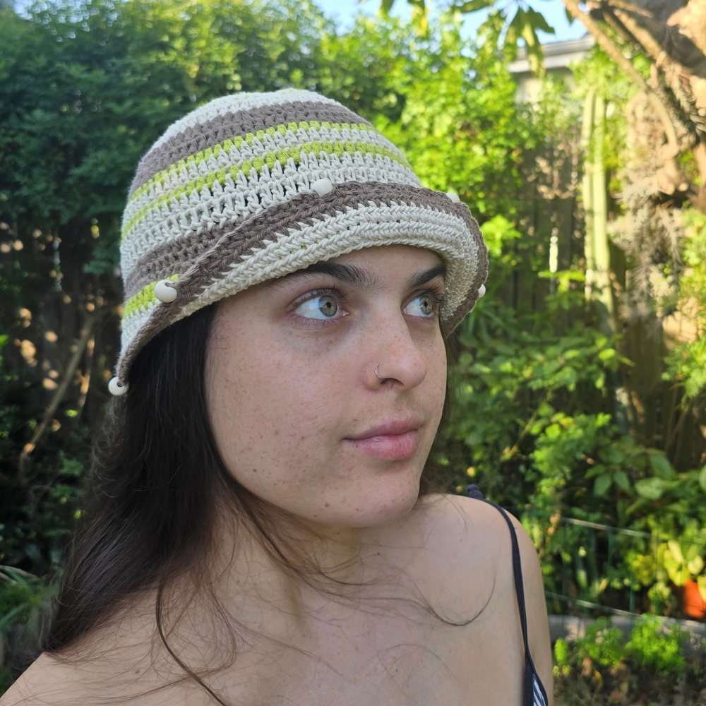 Handmade 100% Cotton Crochet Bucket Hats